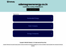 Odemagreenenergy.co.in thumbnail