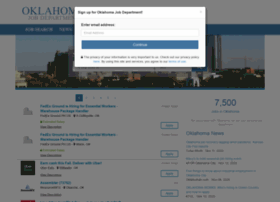 Oklahomajobdepartment.com thumbnail