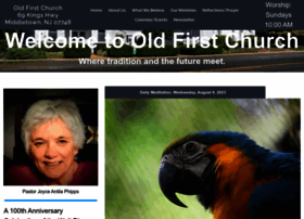 Oldfirstchurchnj.org thumbnail