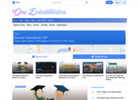 Onedetermination.com thumbnail