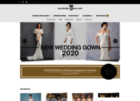 Onesimplegown.com thumbnail