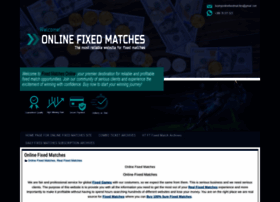 Online-fixed-matches.com thumbnail