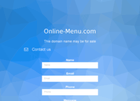 Online-menu.com thumbnail