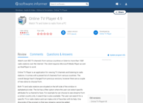 Online-tv-player.software.informer.com thumbnail