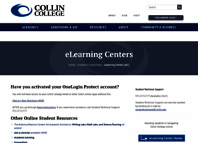 Online.collin.edu thumbnail