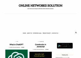 Onlinenetworkssolution.blogspot.com.tr thumbnail