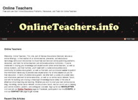 Onlineteachers.info thumbnail
