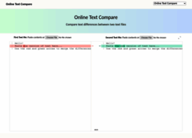 Onlinetextcompare.com thumbnail