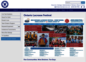 Ontariolacrossefestival.com thumbnail
