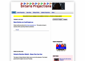 Ontarioprojections.blogspot.ca thumbnail