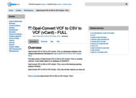 Opal-convert-vcf-to-csv-to-vcf-vcard-full.updatestar.com thumbnail