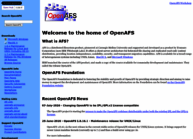 Openafs.org thumbnail