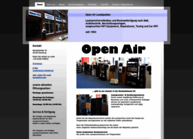 Openair-speaker.de thumbnail