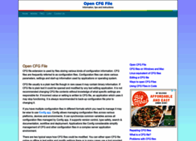 Opencfgfile.com thumbnail