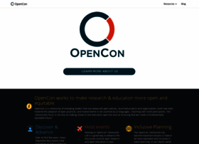 Opencon2014.org thumbnail