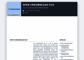 Opencrdownloadfile.info thumbnail