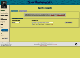 Openhomeo.info thumbnail