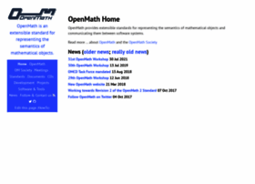 Openmath.org thumbnail