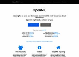 Opennicproject.org thumbnail