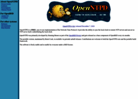 Openntpd.org thumbnail