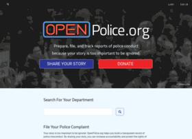 Openpolice.org thumbnail
