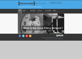 Openpolicynetwork.org thumbnail