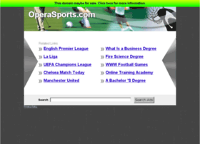 Operasports.com thumbnail