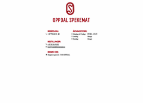 Oppdalspekemat.no thumbnail