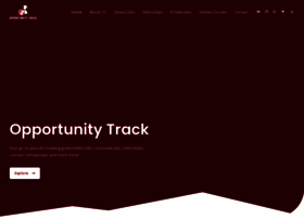 Opportunitytrack.in thumbnail