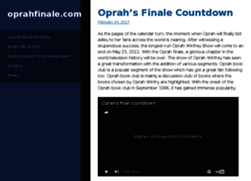 Oprahfinale.com thumbnail