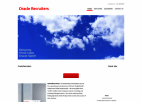 Oraclerecruiters.com thumbnail