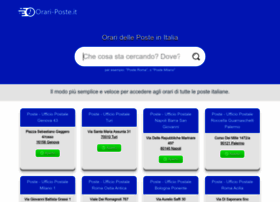 Orari-poste.it thumbnail