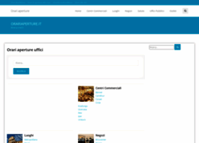 Orariaperture.it thumbnail
