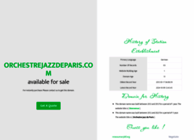 Orchestrejazzdeparis.com thumbnail