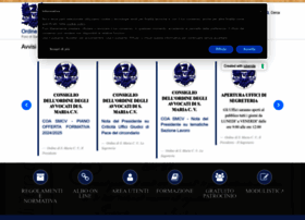 Ordineavvocatismcv.it thumbnail