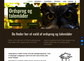 Ordsprogogtalemaader.dk thumbnail Ordsprogogtalemaader.dk thumbnail