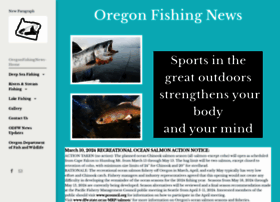 Oregonfishingnews.com thumbnail