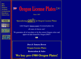 Oregonplates.com thumbnail