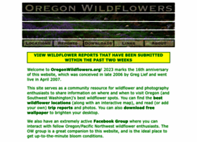 Oregonwildflowers.net thumbnail