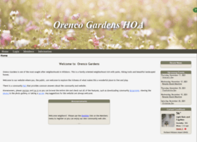 Orencogardenshoa.org thumbnail Orencogardenshoa.org thumbnail