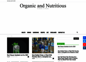 Organicandnutritious.com thumbnail