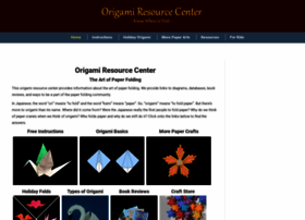 Origami-resource-center.com thumbnail