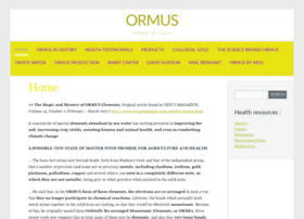 Ormus-water.com thumbnail