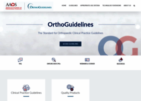 Orthoguidelines.org thumbnail