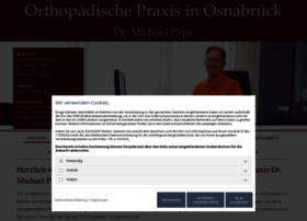Orthopaedie-pape.de thumbnail