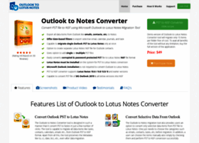 Outlooktolotusnotes.com thumbnail