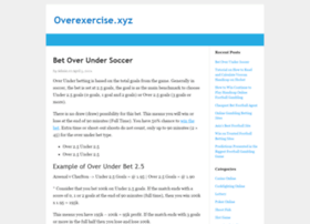 Overexercise.xyz thumbnail