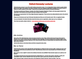 Oxford-amnesty-lectures.org thumbnail