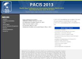Pacis2013.org thumbnail