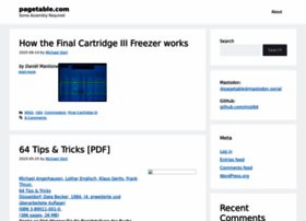 Pagetable.com thumbnail